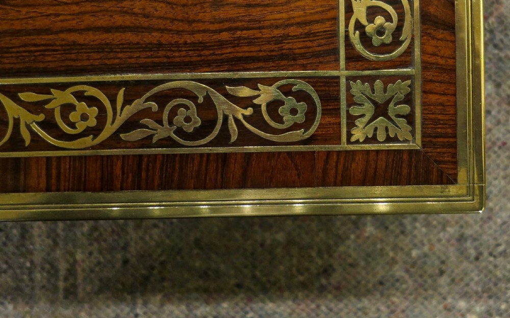 FINE KINGWOOD WRITING BOX BY EDWARDS View IV