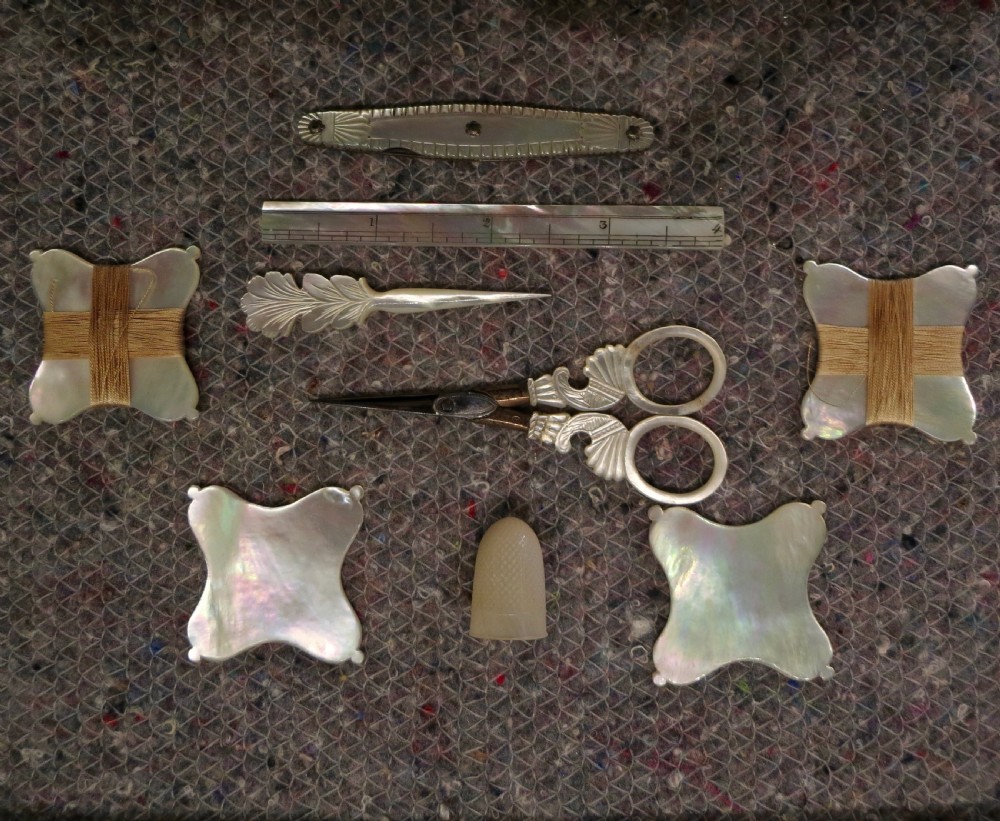 BEAUTIFULLY FITTED LADY'S SEWING BOX View III