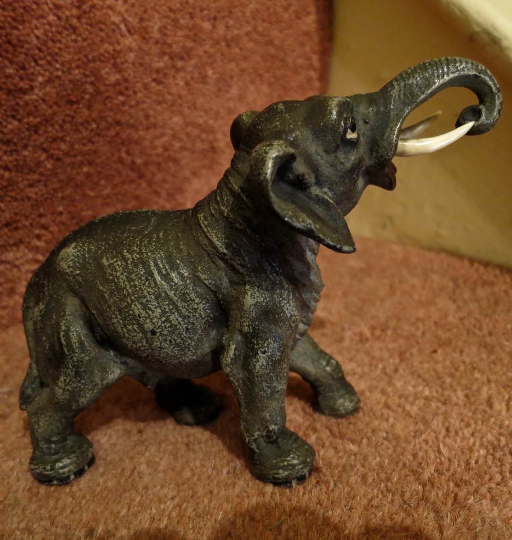 AUSTRIAN COLD-PAINTED BRONZE ELEPHANT View III