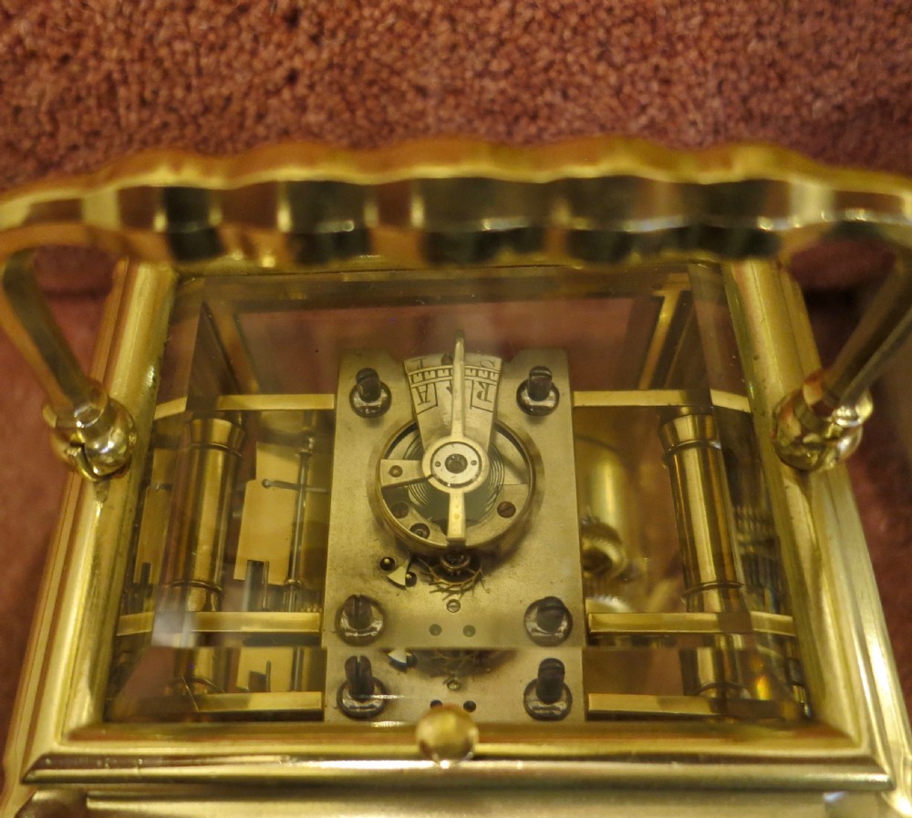 JACOT: GORGE CASED FRENCH CARRIAGE CLOCK View III
