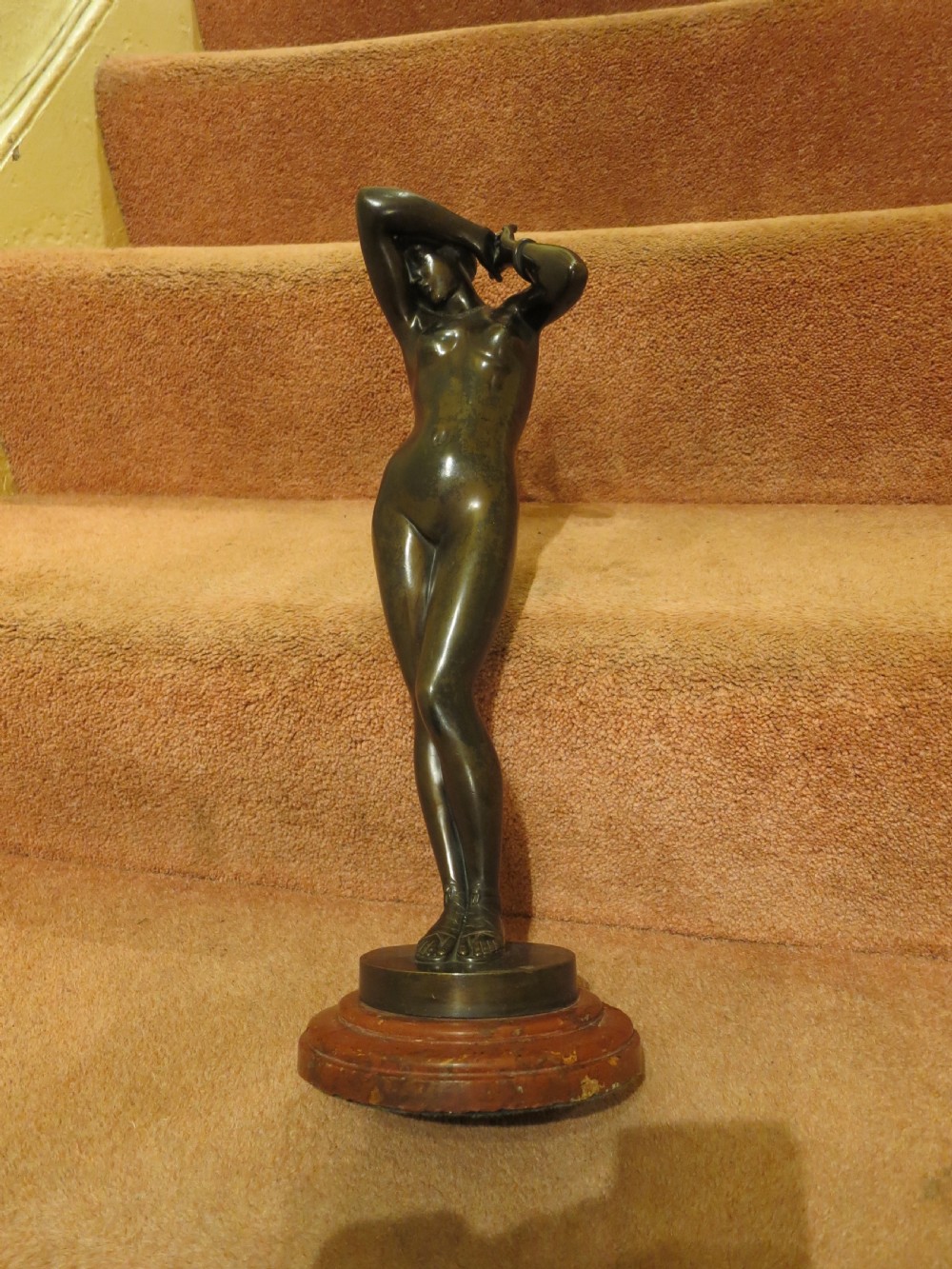 FINE BRONZE NUDE BY FALGUIERE View VI