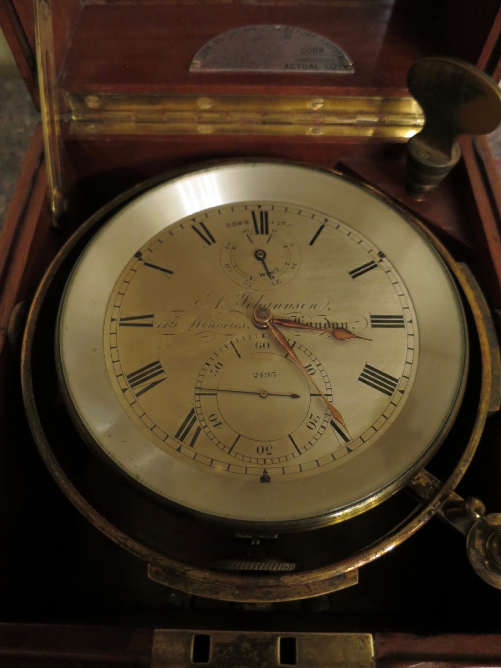 56-HOUR SHIP'S MARINE CHRONOMETER View II