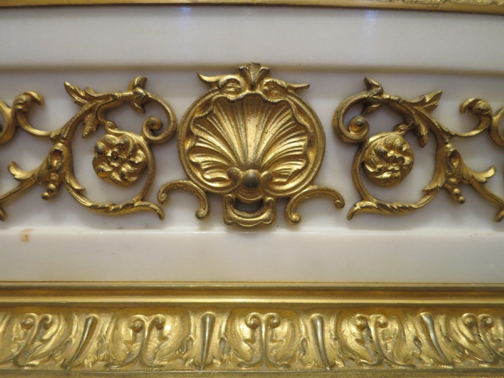IMPRESSIVE FRENCH ORMOLU-MOUNTED MANTEL CLOCK View IV