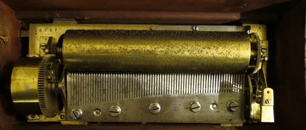 SWISS 6-TUNE MUSIC BOX BY LECOULTRE View III