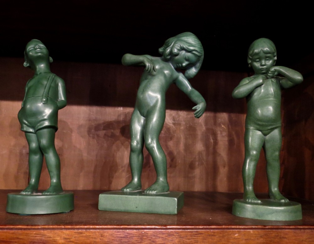 SET OF THREE ROYAL COPENHAGEN FIGURES