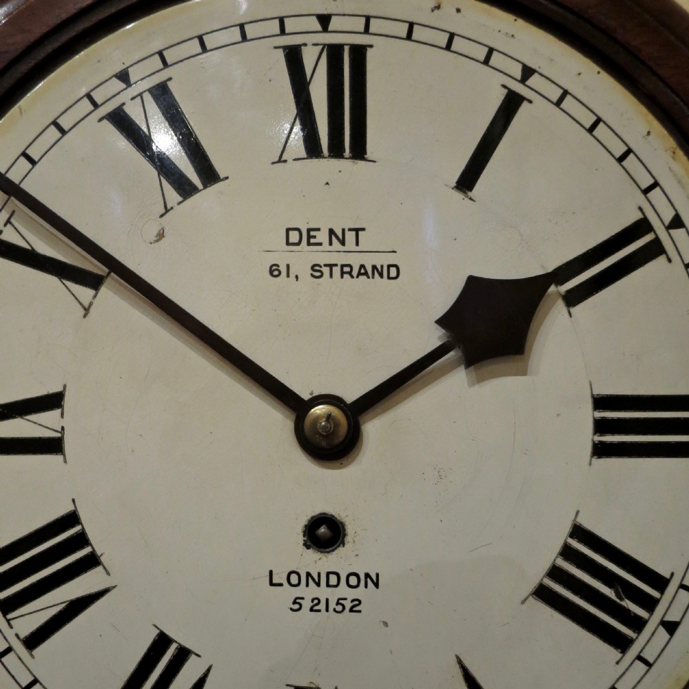 SMALL ENGLISH WALL CLOCK BY DENT View II