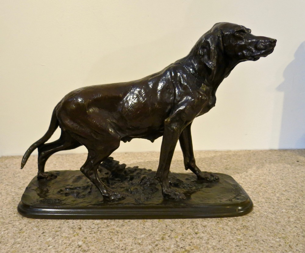 P.J.MENE: A LARGE FRENCH ANIMALIER BRONZE