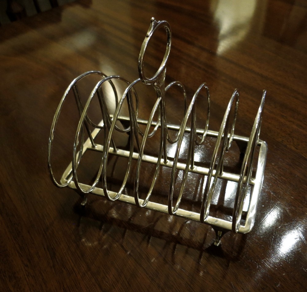 GEORGE III SILVER TOASTRACK