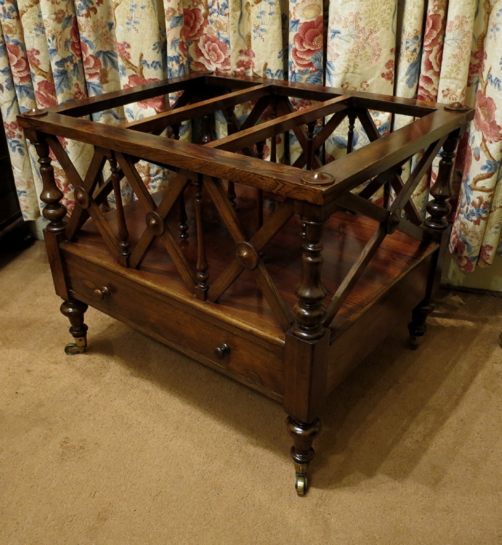 REGENCY ROSEWOOD CANTERBURY (MAGAZINE RACK)