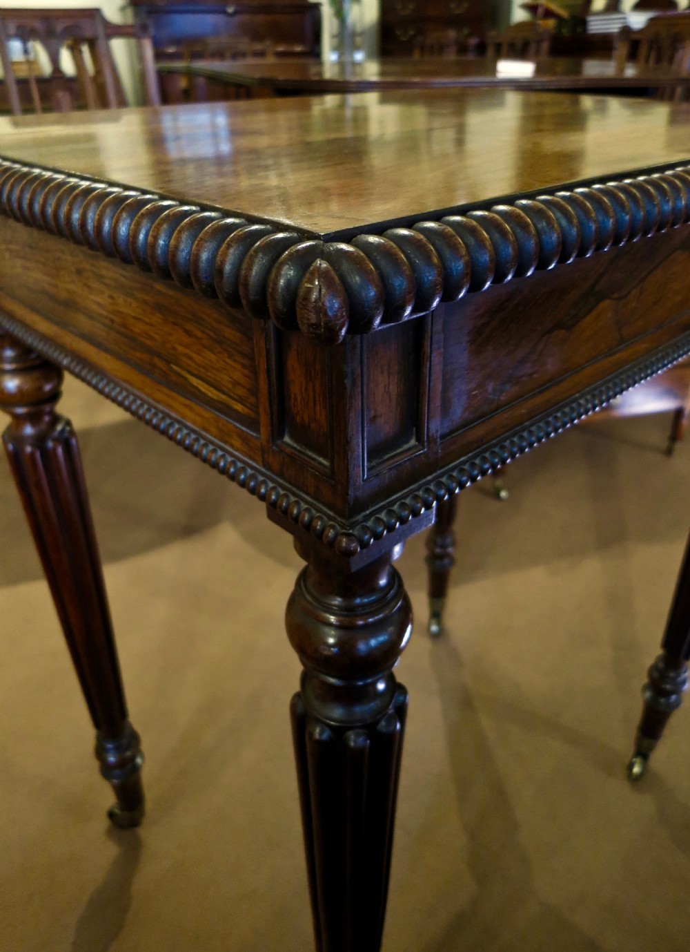 PRETTY ROSEWOOD SIDE TABLE BY GILLOWS View III