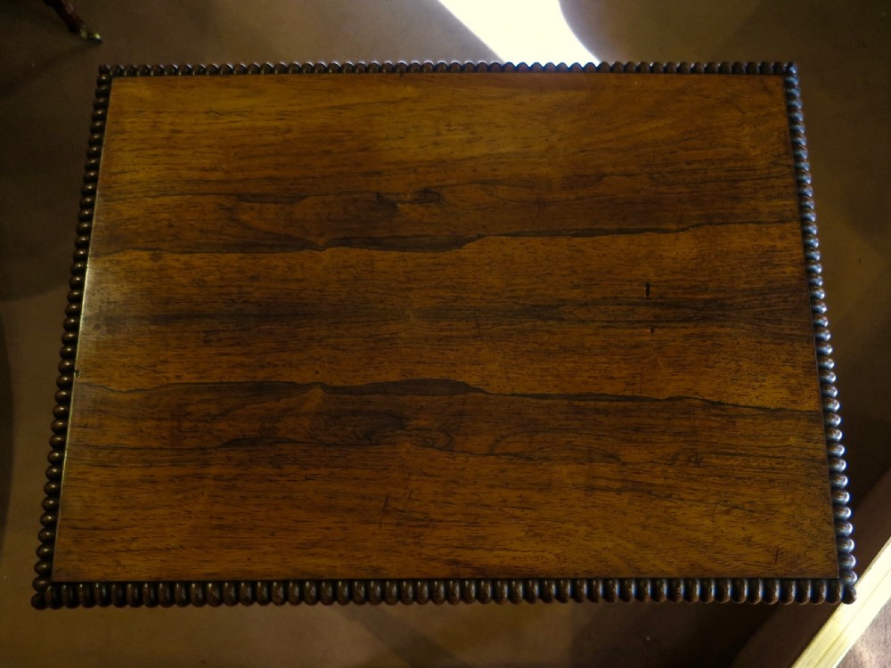 PRETTY ROSEWOOD SIDE TABLE BY GILLOWS View IV