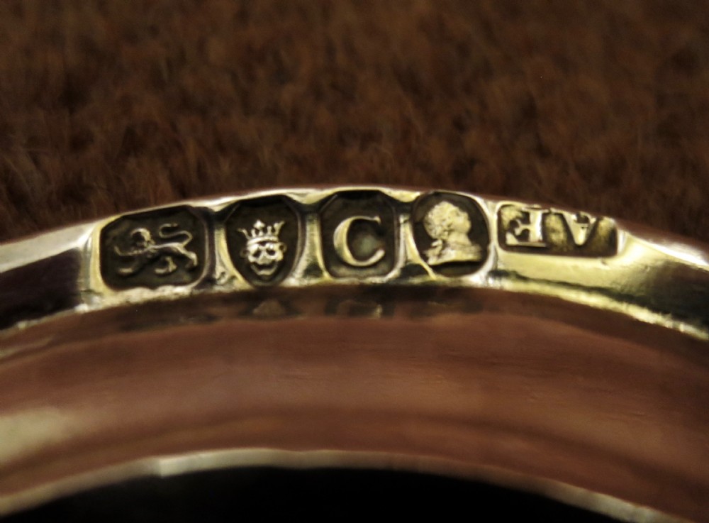 18th  CENTURY OVAL SILVER TEAPOT STAND View IV