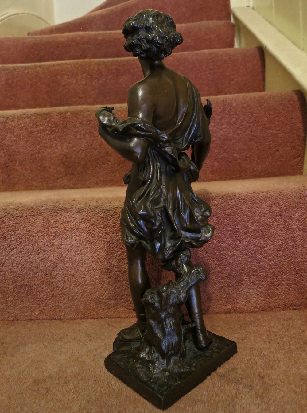 FINE FRENCH BRONZE SCULPTURE by MOREAU View V