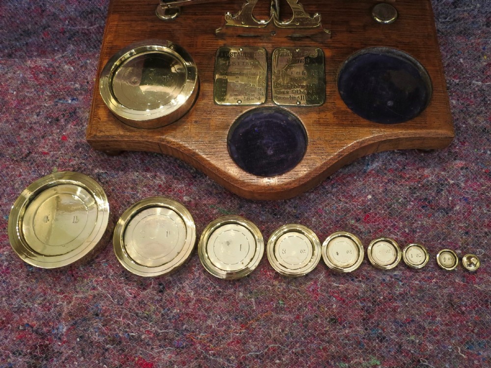 LARGE SET OF POSTAL SCALES & WEIGHTS View III