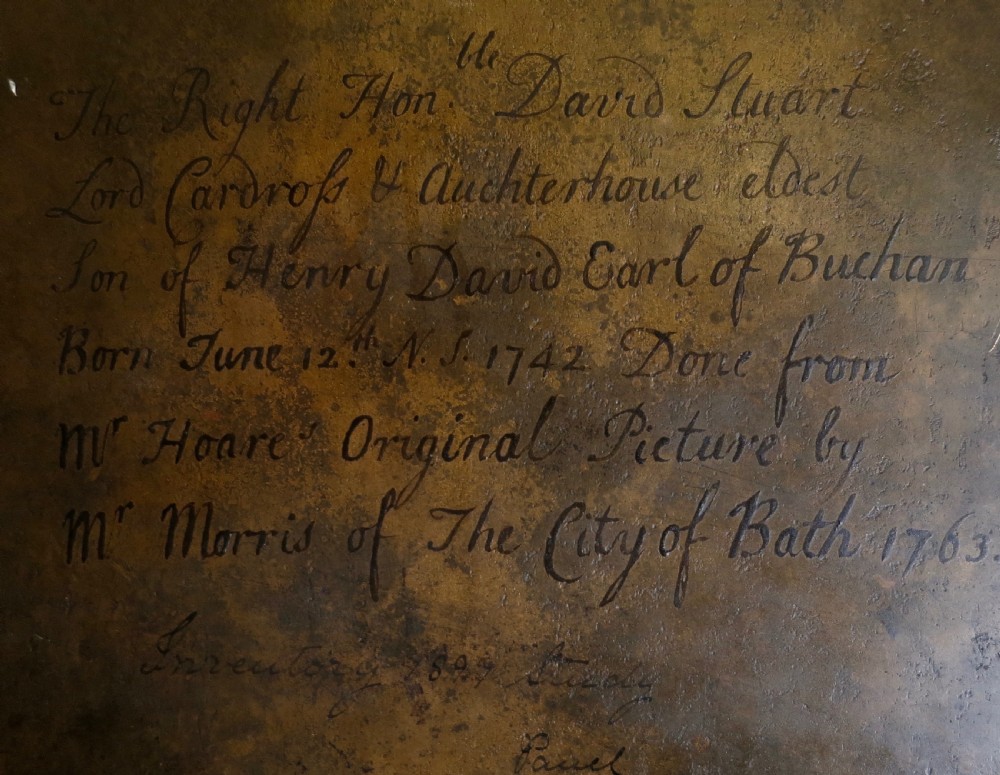  GEORGIAN (DATED 1763) PORTRAIT ON COPPER  View IV
