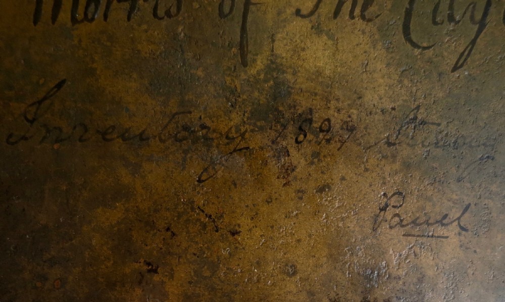  GEORGIAN (DATED 1763) PORTRAIT ON COPPER  View V