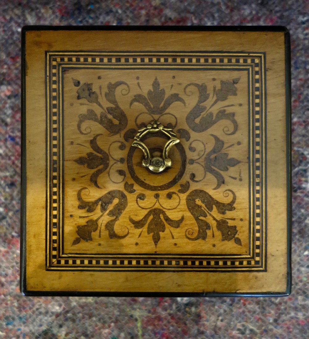 SMALL INLAID FRENCH TEA CADDY View III
