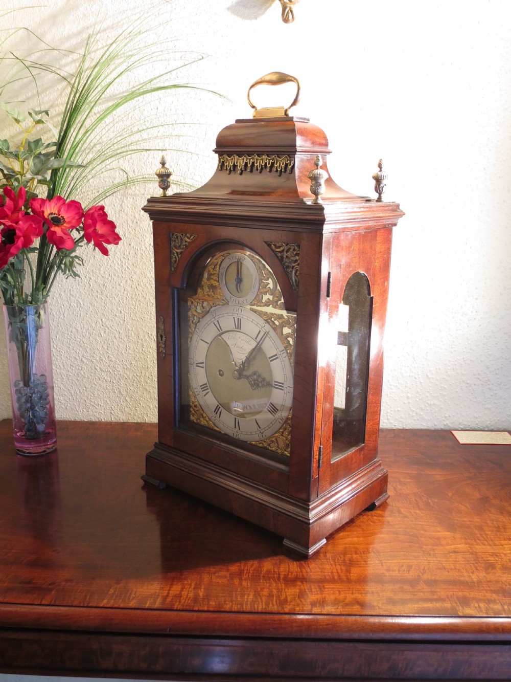 FINE LATE 18TH CENTURY BRACKET CLOCK View II