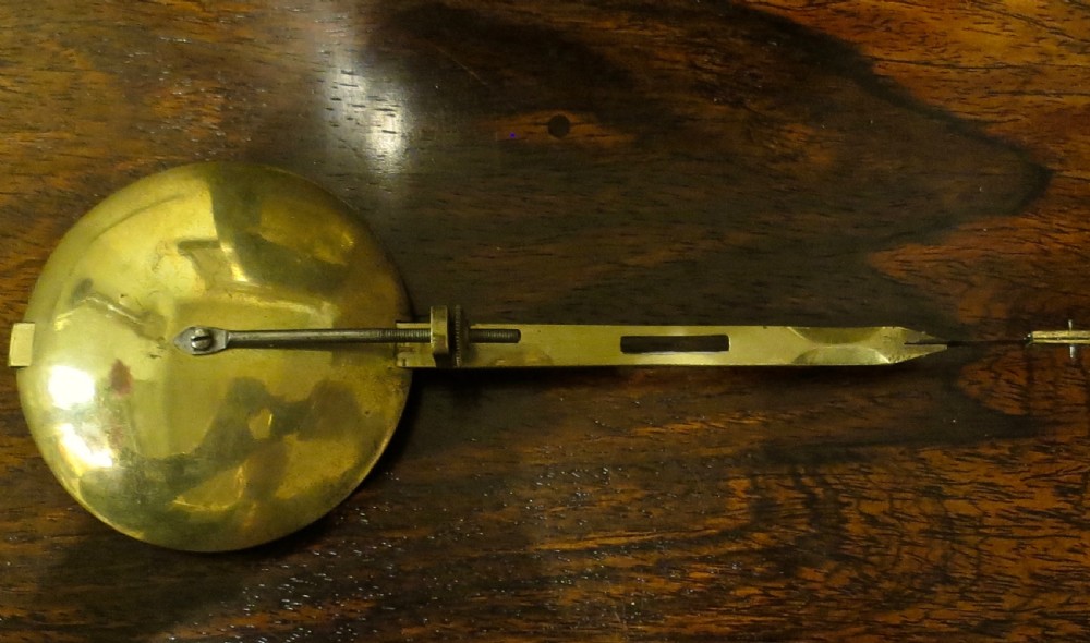 COMPACT REGENCY ROSEWOOD BRACKET CLOCK View IX