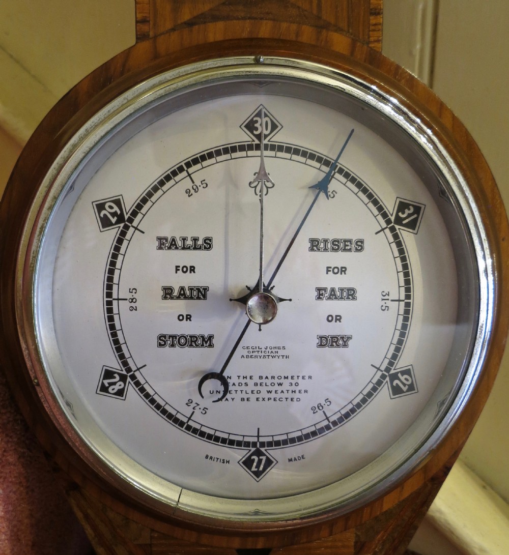 UNUSUAL ART DECO PERIOD BAROMETER View II