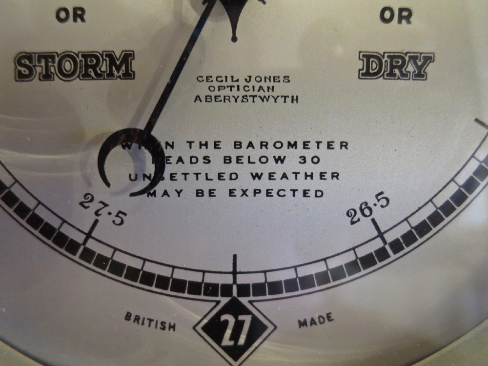 UNUSUAL ART DECO PERIOD BAROMETER View V