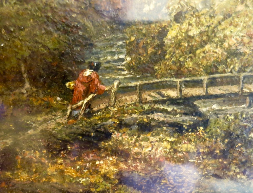 SMALL ENGLISH OIL PAINTING ON PANEL View III