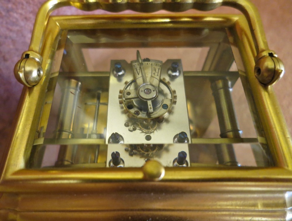 HENRI JACOT: AN EXCELLENT REPEATING CARRIAGE CLOCK View V