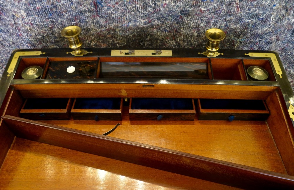 LARGE COMPLEX ROSEWOOD WRITING BOX View V