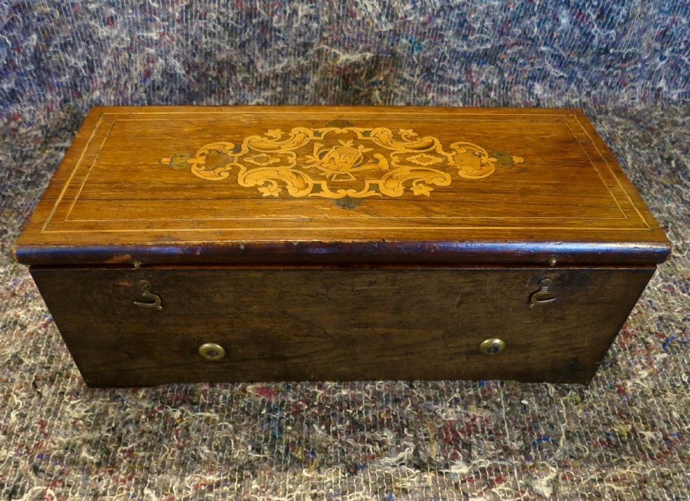 CHARMING EARLY SWISS MUSIC BOX View V