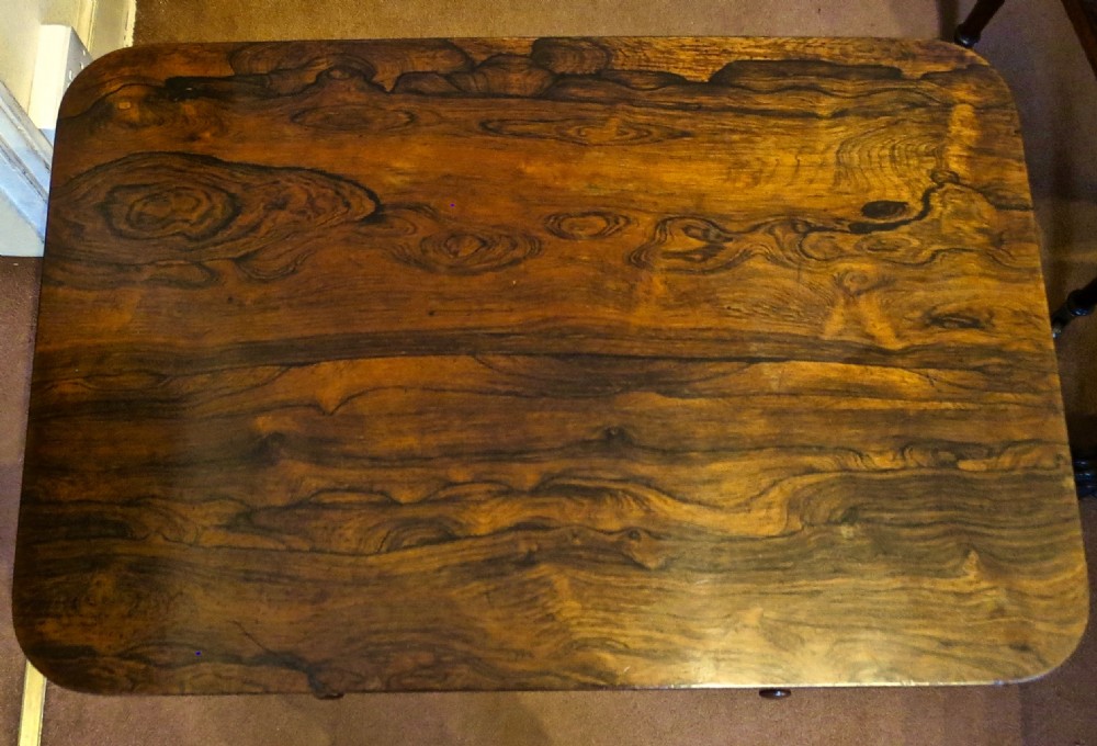 PRETTY ROSEWOOD WRITING OR LIBRARY TABLE View III