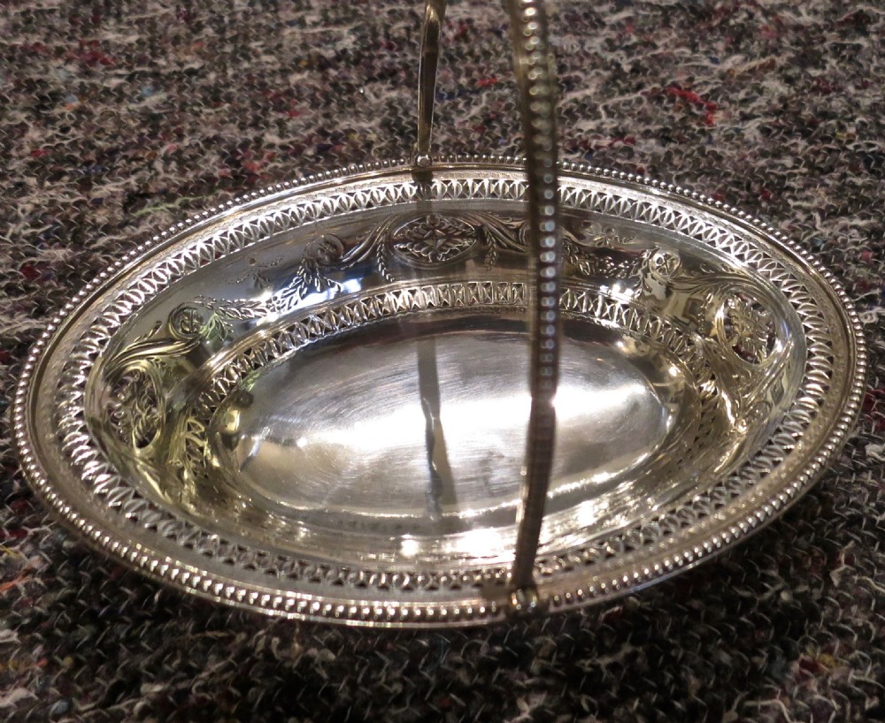 GEORGIAN SILVER BON-BON OR SWEETMEAT DISH View II