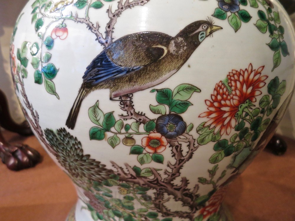LARGE IMPRESSIVE CHINESE PORCELAIN VASE View III
