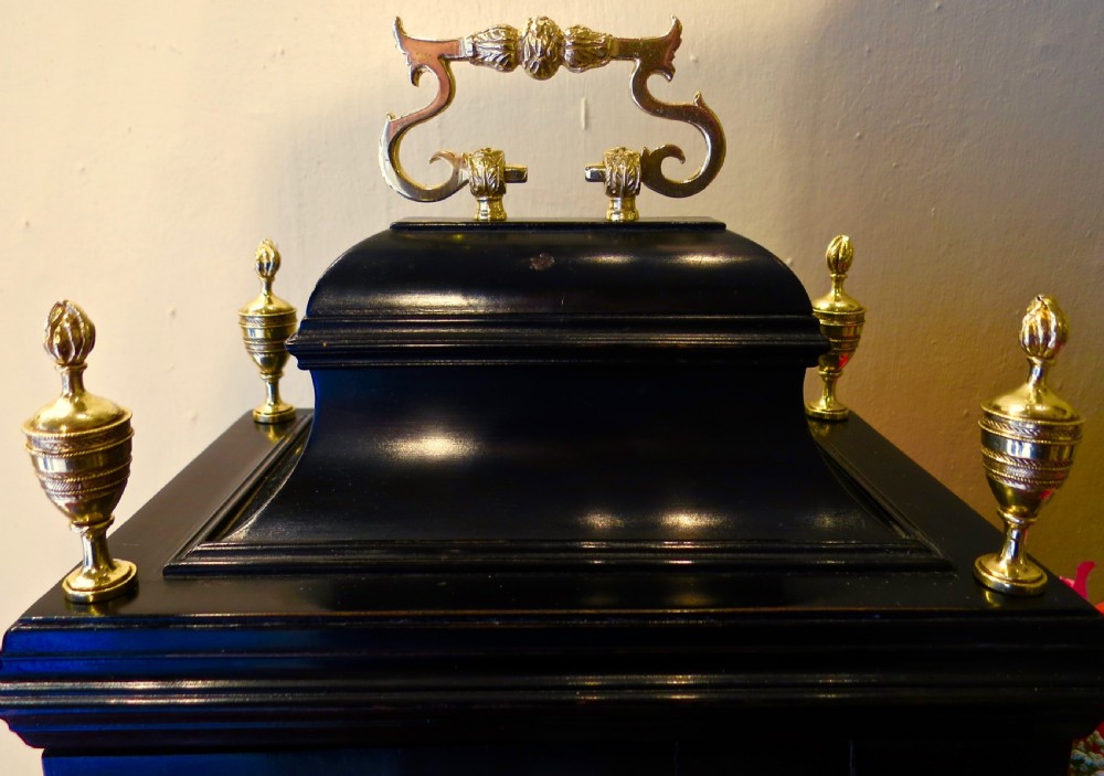 MID-18TH CENTURY VERGE BRACKET CLOCK View II