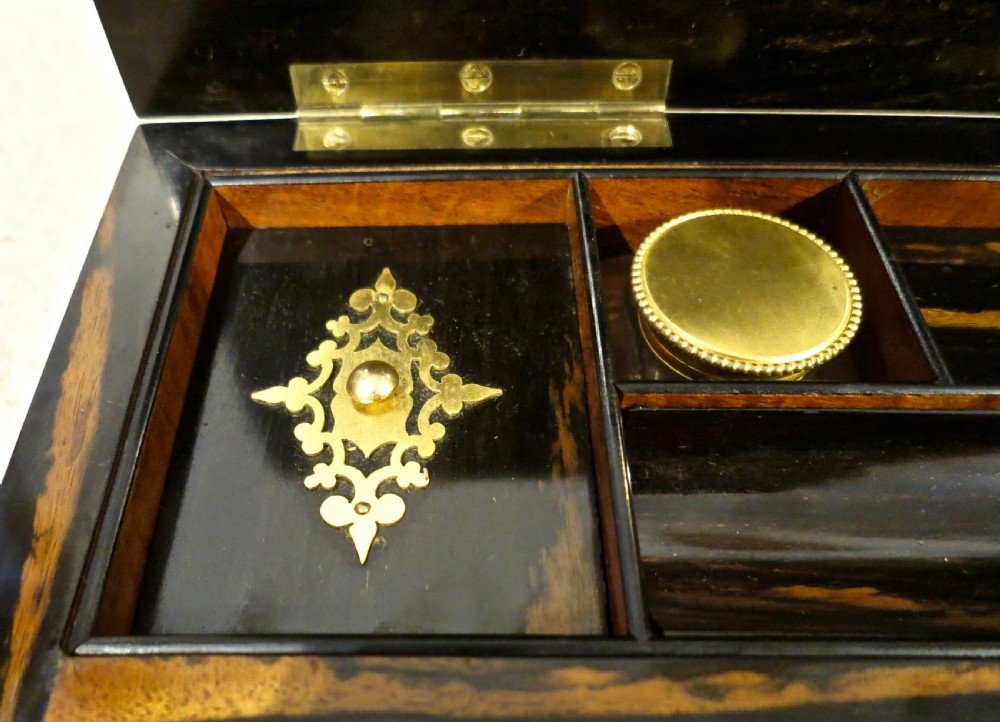 LADY'S WALNUT GILT MOUNTED WRITING BOX View IV