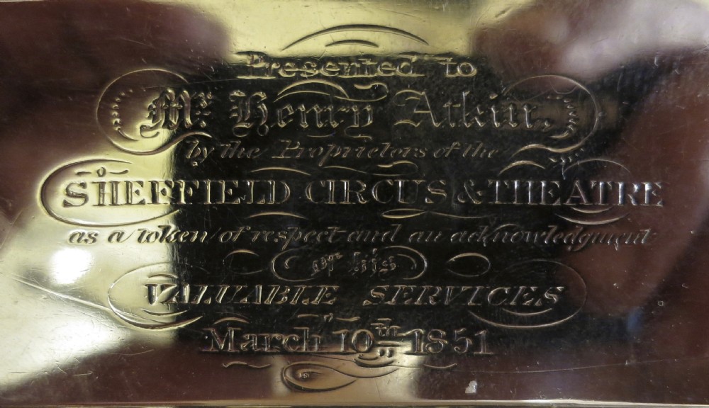GOOD LARGE SILVER 'TABLE' SNUFF BOX View III