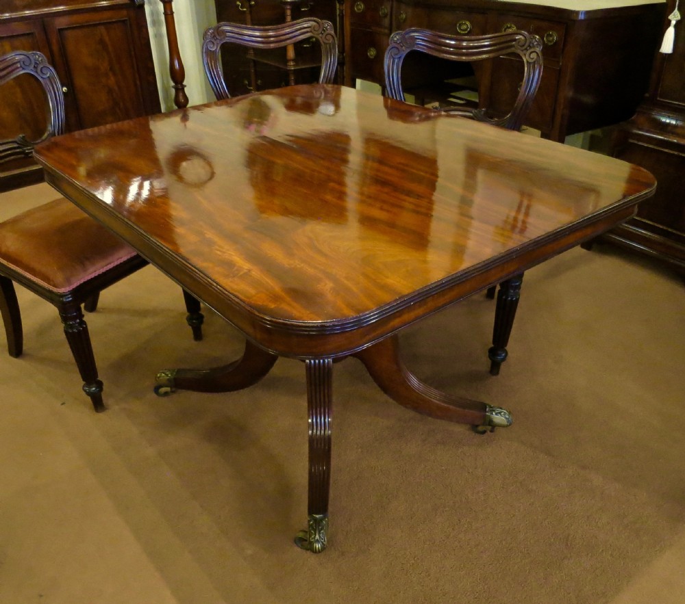 PRETTY PEDESTAL DINING TABLE BY GILLOWS View IV