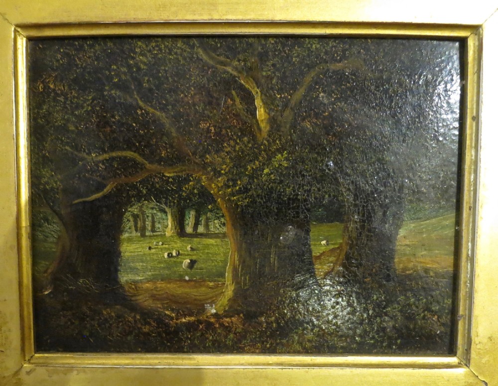 SET OF FOUR 'ANCIENT WOODLAND' OIL PAINTINGS View IV
