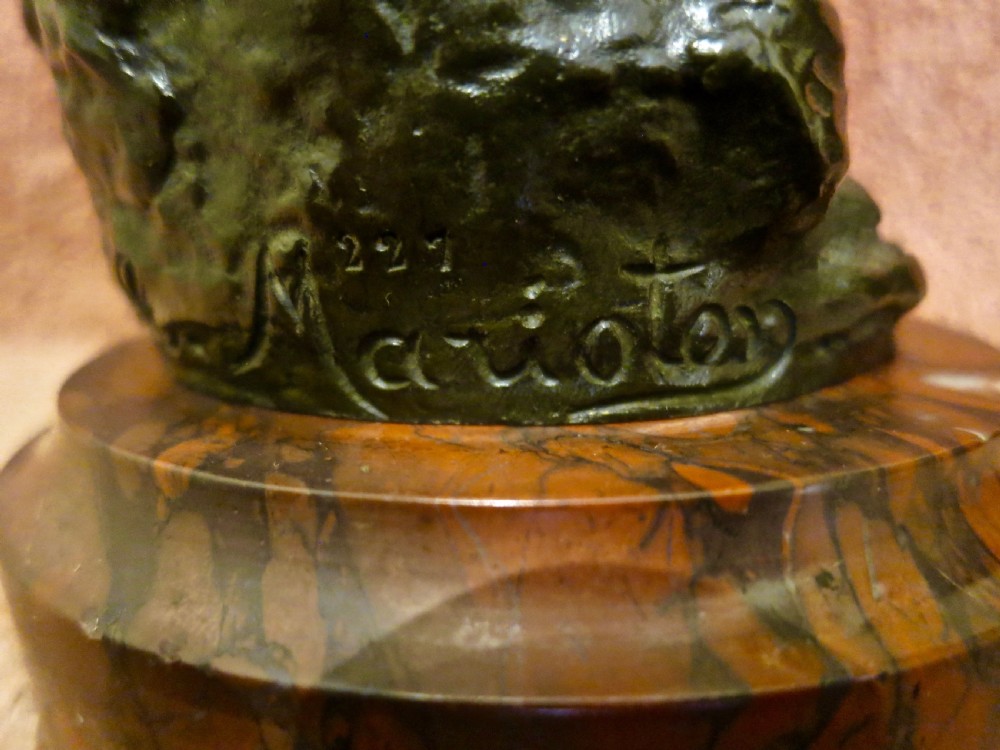 EUGENE MARIOTON: BRONZE WOODLAND NYMPH View VII