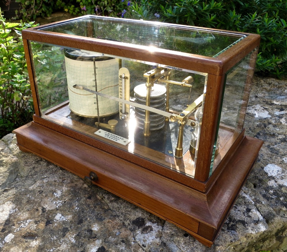 EDWARDIAN FULLY WORKING 8-DAY BAROGRAPH  View II