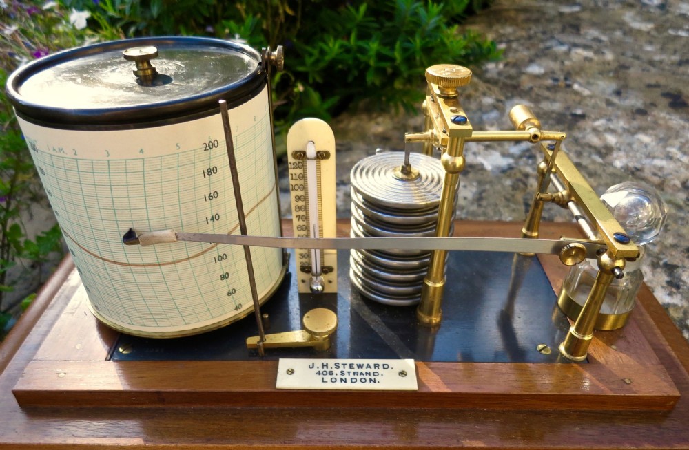 EDWARDIAN FULLY WORKING 8-DAY BAROGRAPH  View III