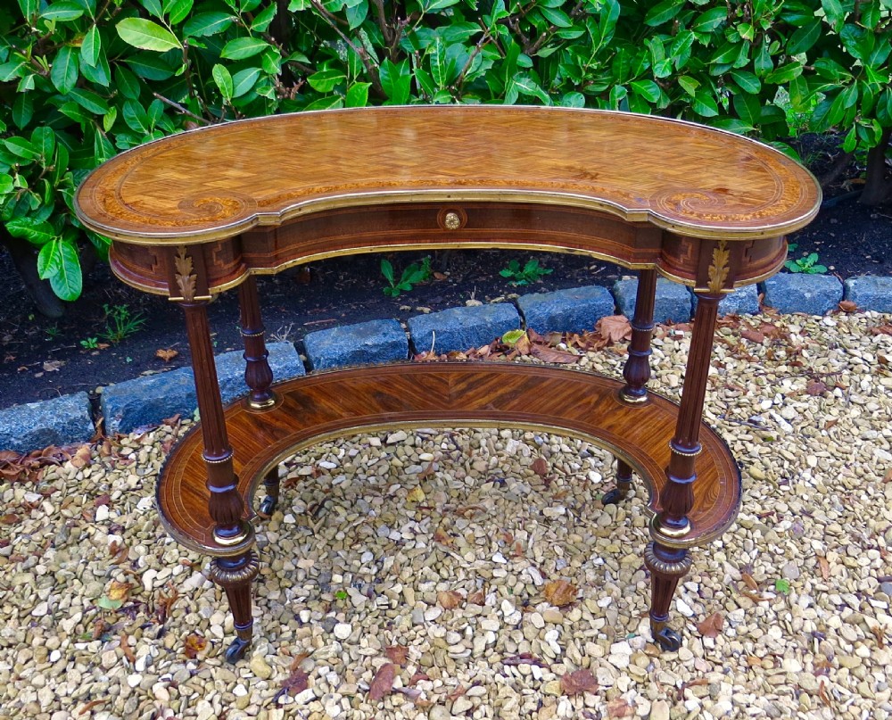 GILLOWS: REMARKABLE MARQUETRY DRESSING TABLE View II
