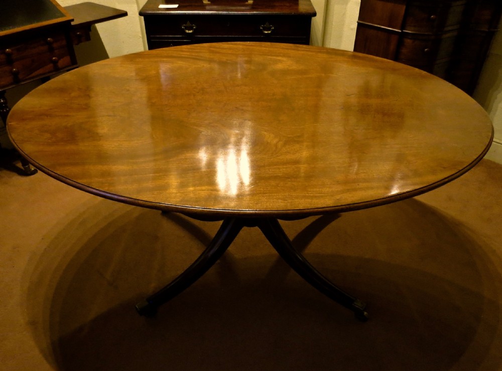 LARGE GEORGE IV OVAL DINING TABLE