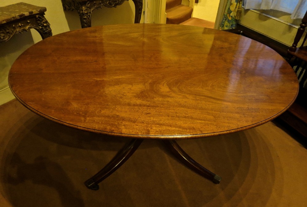 LARGE GEORGE IV OVAL DINING TABLE View II