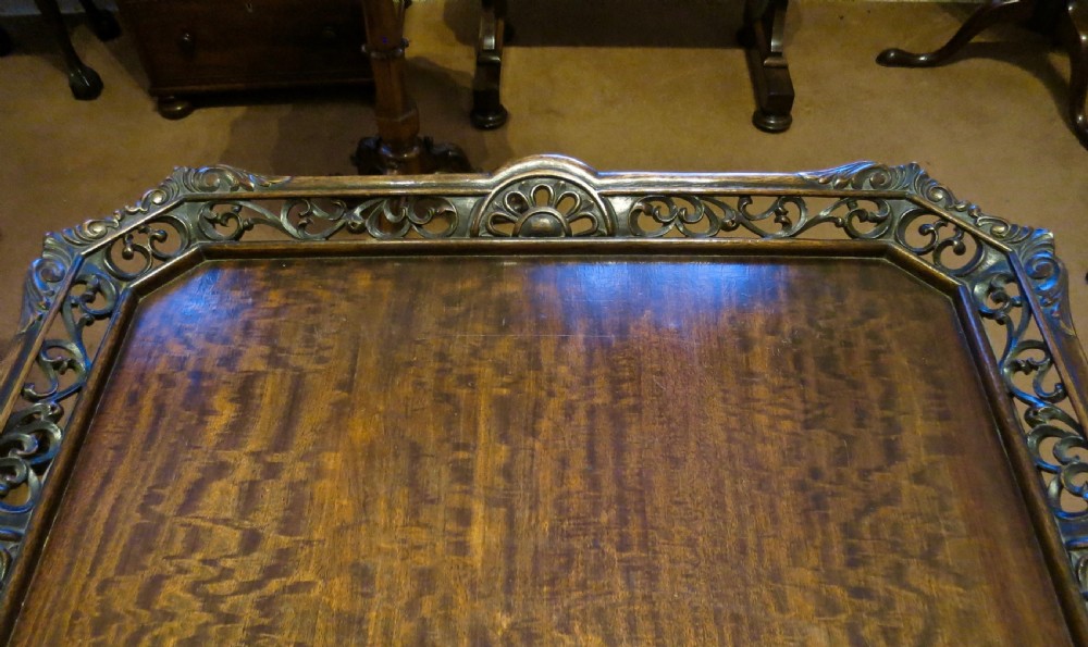 EDWARDIAN CARVED TILT-TOP OCCASIONAL TABLE View III