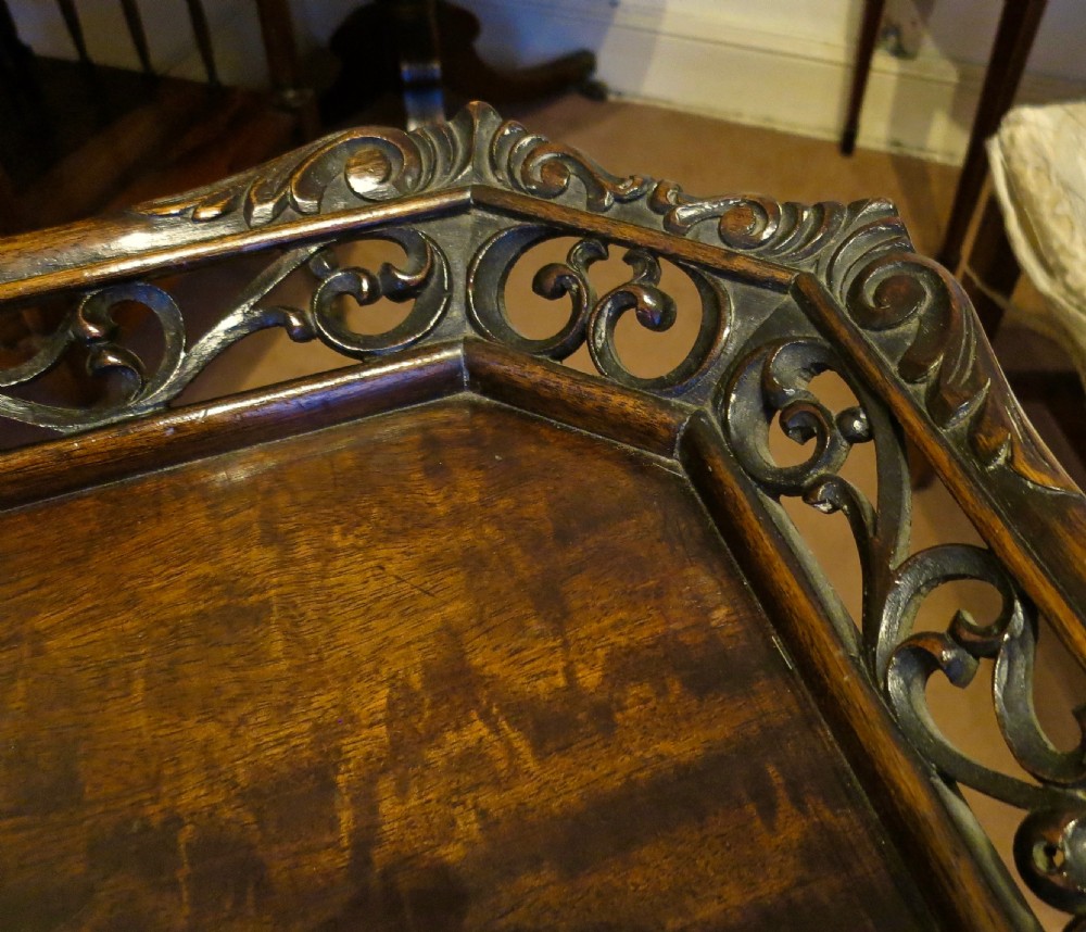 EDWARDIAN CARVED TILT-TOP OCCASIONAL TABLE View IV