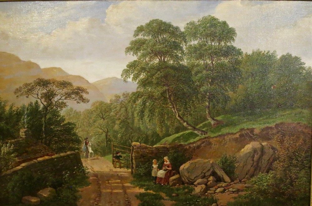 HENRY JUTSUM: ENGLISH LANDSCAPE OIL PAINTING View II