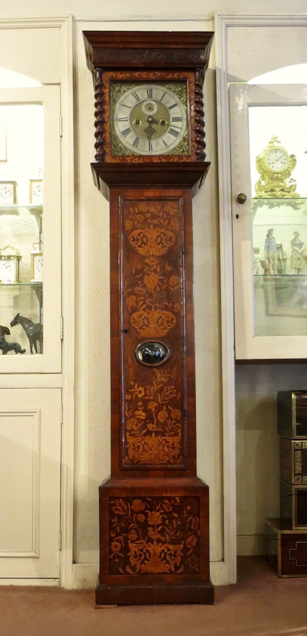 18TH CENTURY MONTH-GOING LONGCASE CLOCK