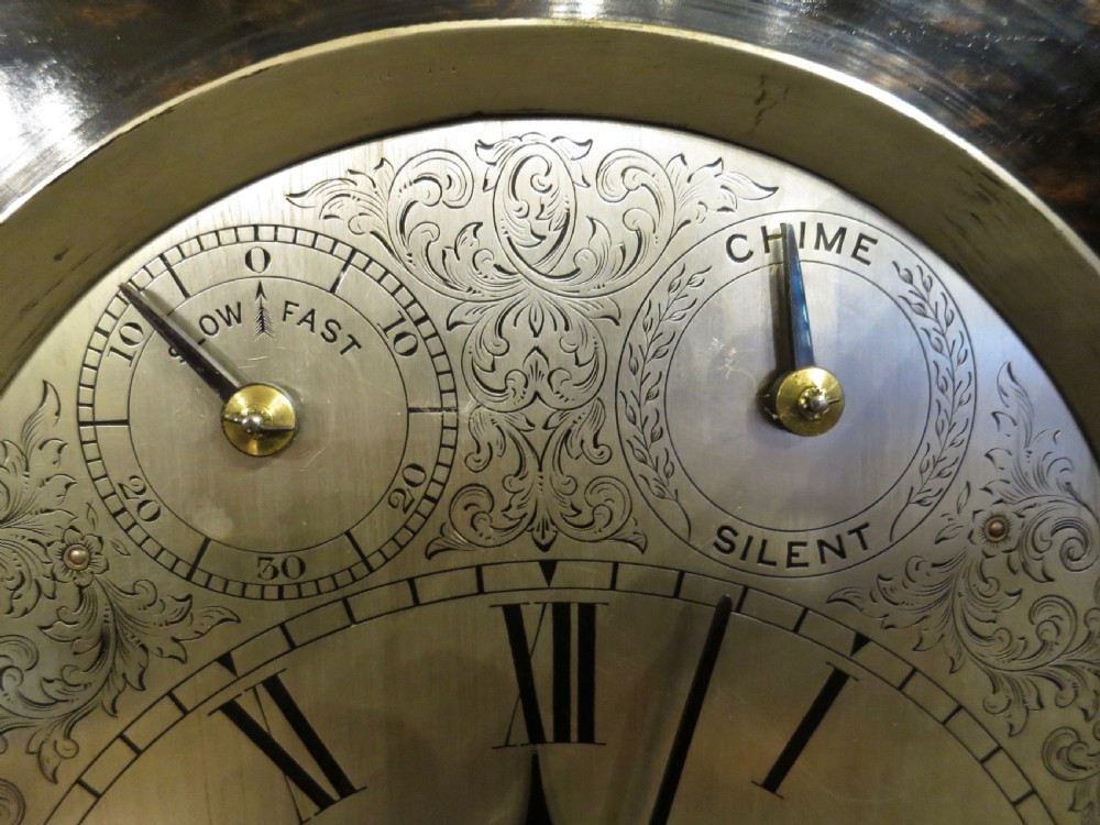 3-TRAIN COROMANDEL BRACKET CLOCK BY LUND & BLOCKLEY View III