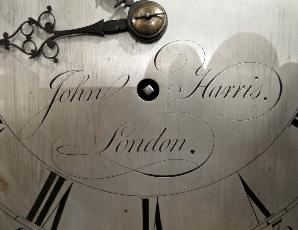 SMALL GEORGE III VERGE WALL CLOCK  View III