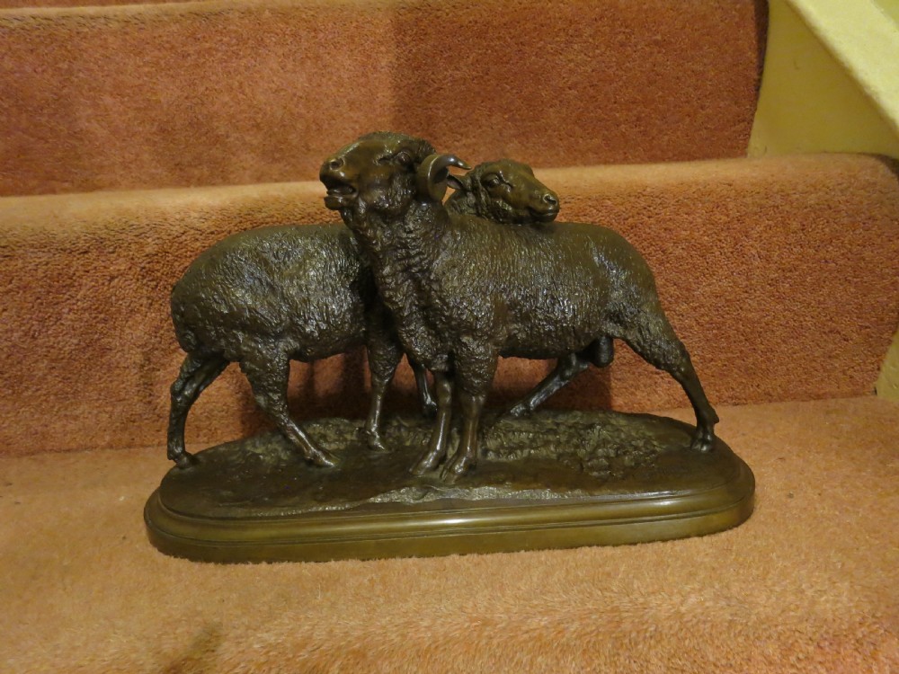 ISADORE BONHEUR: BRONZE MERINO SHEEP  View II